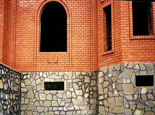 Как облицевать фасад искусственным камнем? : Шикарный дом